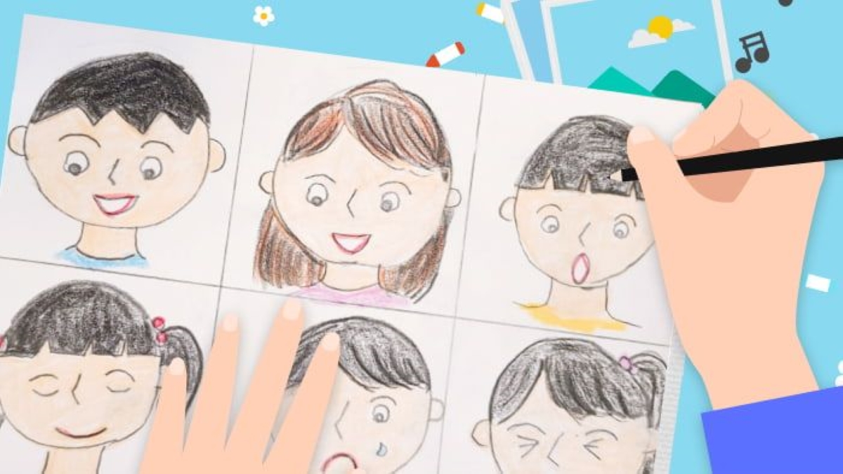 저학년 초등 미술 수업 추천 – 얼굴 쉽게 그리기 방법